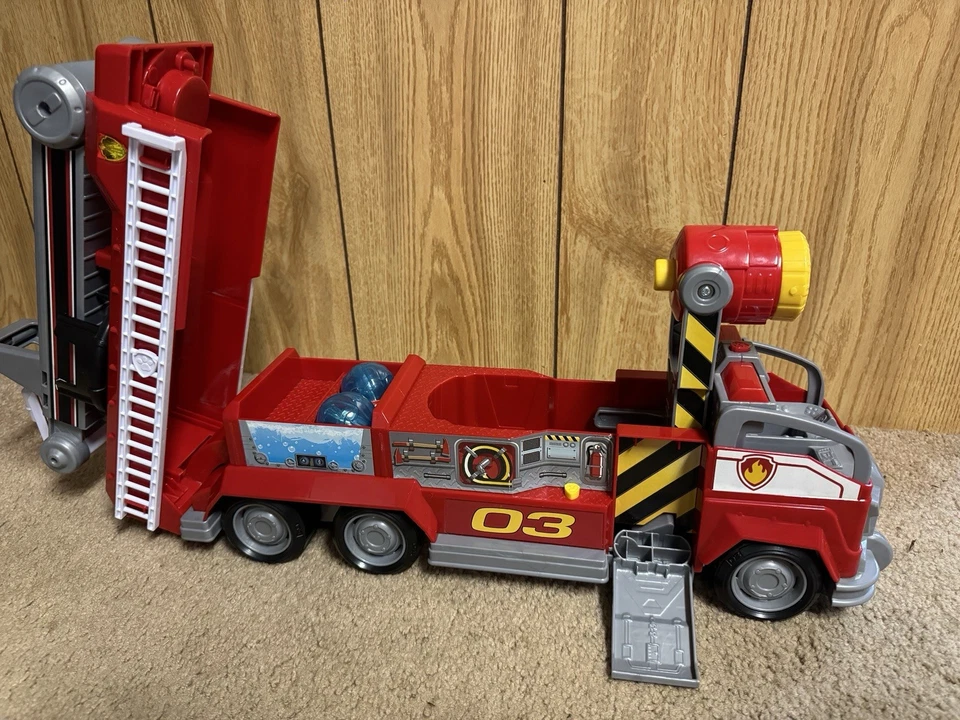 Canw Patrol Película Marshall’s Transforming City Camión de Bomberos Motor Sonidos y Luces Foto 4 de 4