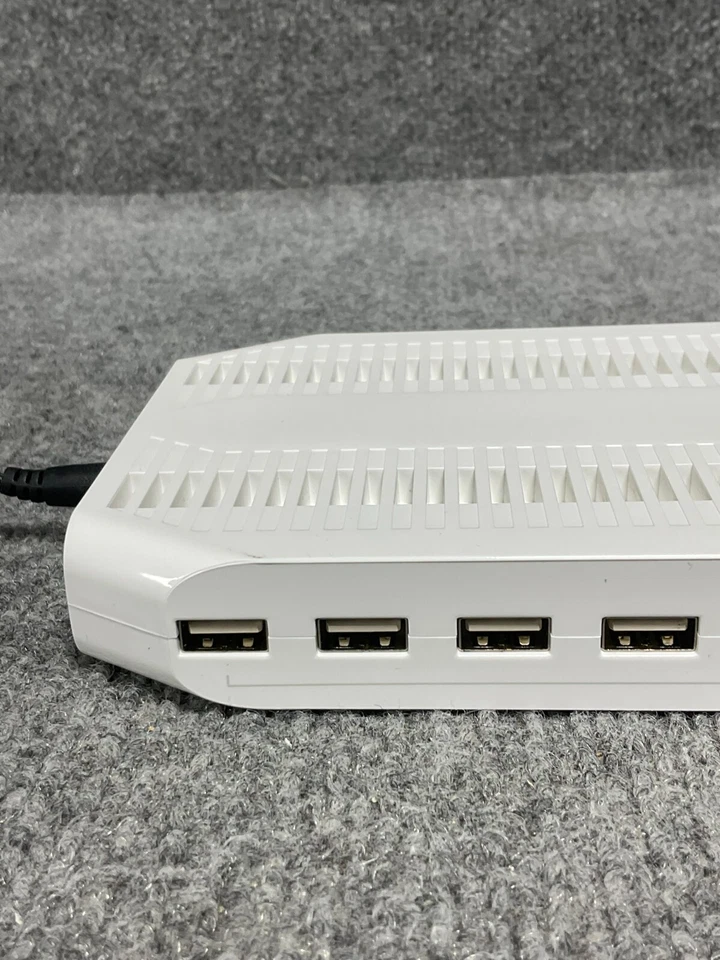 Unitek Y-2172B 🔌 10-Port USB Smart Charging Station – White - Image 2 of 4