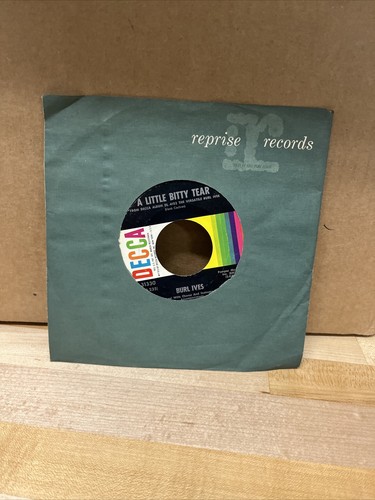 BURL IVES SHANGHIED/A LITTLE BITTY TEAR DECCA RECORDS VINYL 45 31330 - Picture 10 of 10