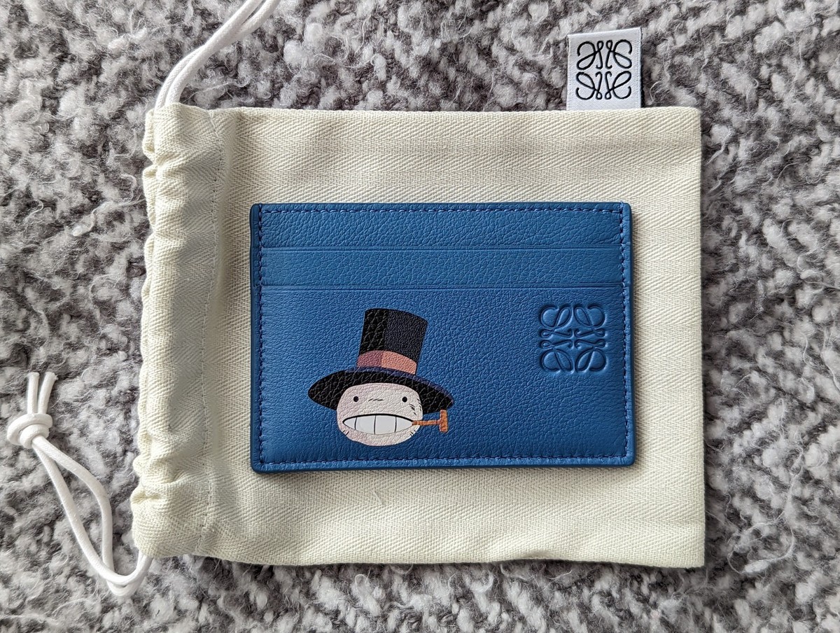 LOEWE x Howl's Moving Castle Turnip Head plain cardholder in