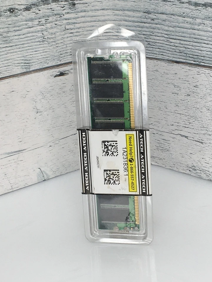 A-Tech 1GB PC3200 Desktop DDR 400 MHz DIMM 184-Pin non-ECC Memory RAM DDR1 1x 1G - Image 2 of 4