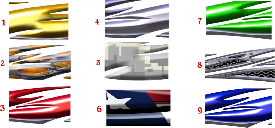 Виниловые наклейки наклейки наклейки упаковка 2-90 дюймов с флагом пламени США для легковых автомобилей грузовиков - Изображение 3 из 3