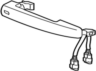 82810-63821-ZDL Suzuki Handle,door out 8281063821ZDL, New Genuine OEM Part