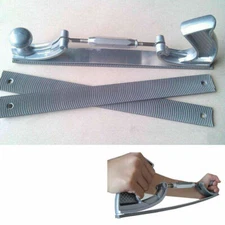 14" Adjustable Body File Holder with 10 Teeth Metal Plate Flat Body File