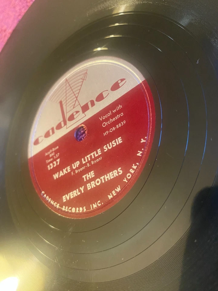 THE EVERLY BROS. "Wake Up Little Susie" - NEW 78 - Cadence # 1377 - Image 2 of 4