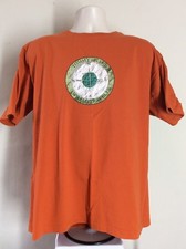 Vtg 90s Tommy Hilfiger World Traveler T-Shirt Orange XL Made In USA
