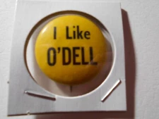 1-1/4" I like Odell unknown office and location cello pinback button