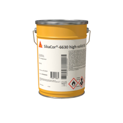Sika  SikaCor  6630 High Solid EG 12,86 kg schwarzgrau Glitzer Basis EG