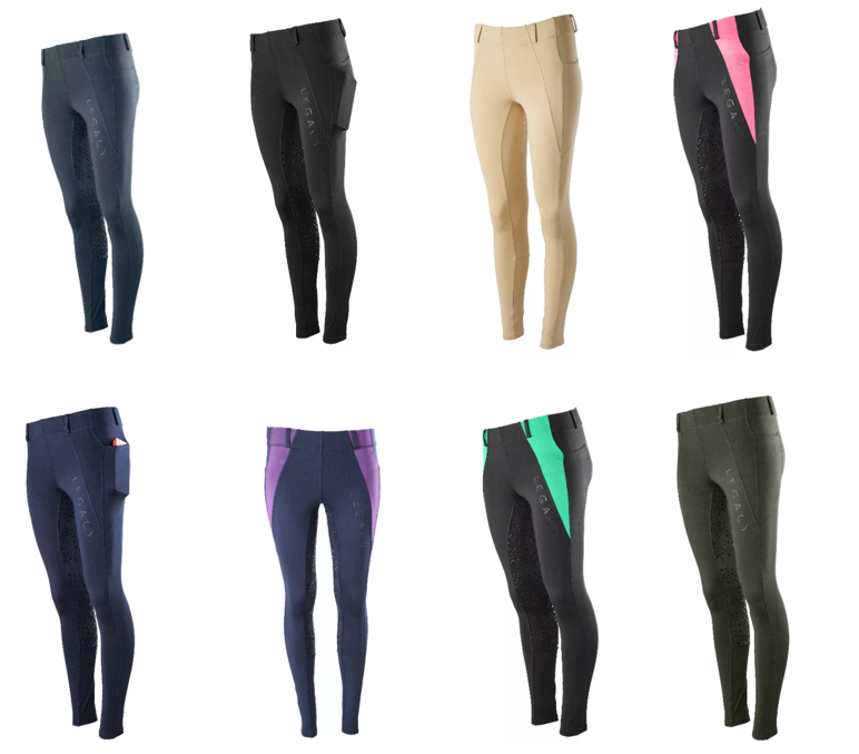 Legacy Ladies kids Horse Riding Tights leggings trousers navy