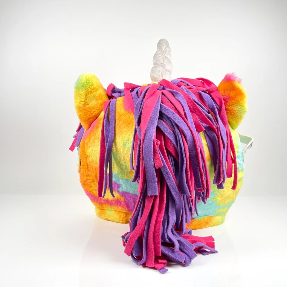 Unicorn Head Adult Large TIE DYE Rainbow Pride Furry Costume Cosplay Halloween - Image 3 of 4