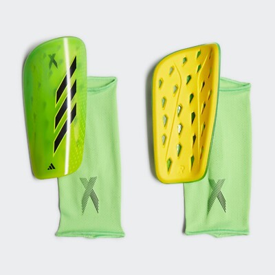 adidas X League Shin Pads Football Shin Guards with Sleeve