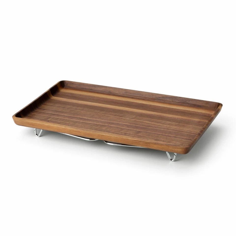 Continenta Bett-Tablett Serviertablett Frühstückstablett Walnussholz 53 x 32 cm - Bild 2 von 4