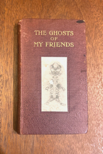 1908 The Ghosts Of My Friends Cecil Henland Antique Inkblot Skeleton Signatures - Foto 1 di 7