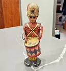 1930s Louis Marx GEORGE THE DRUMMER BOY 9" Tin Litho Wind-up Toy - Works