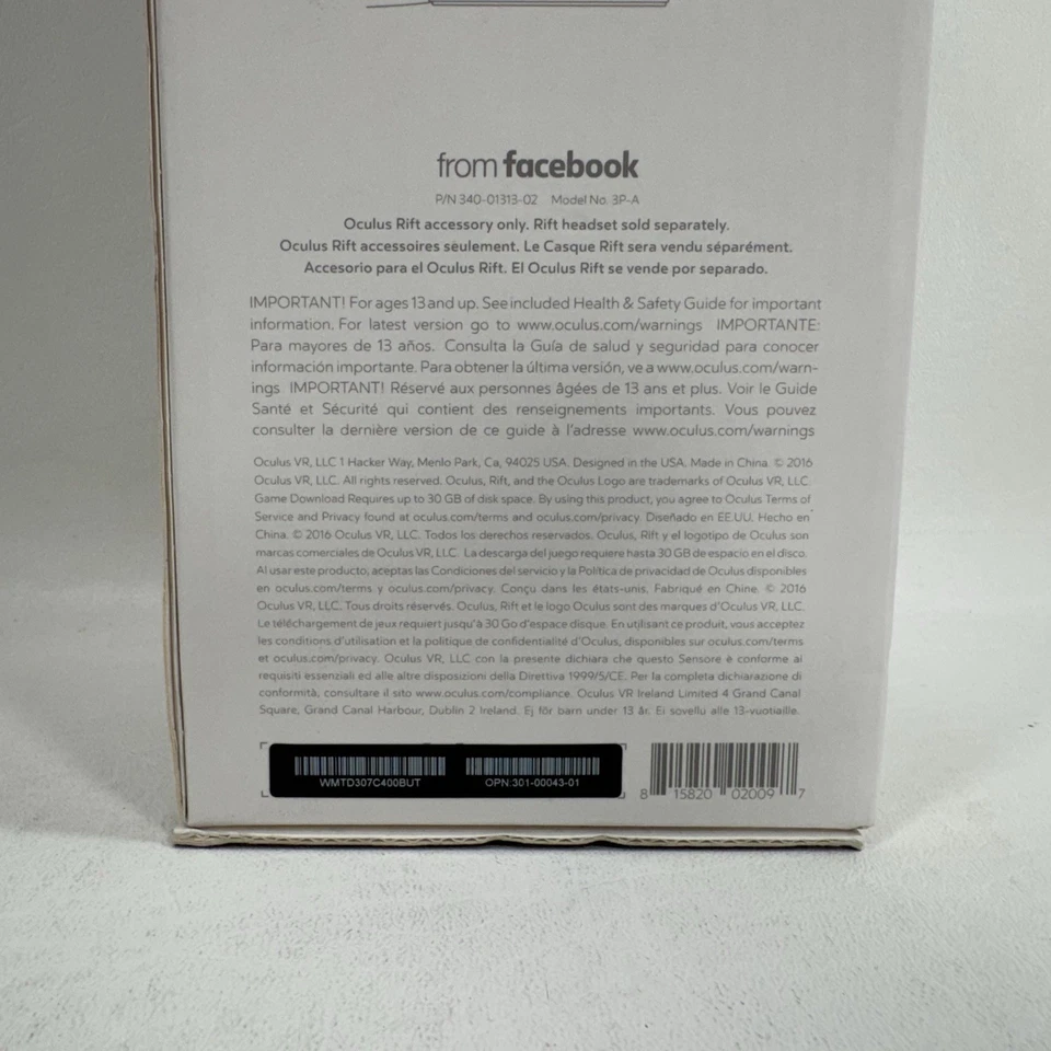 Oculus Rift CV1 - Motion Sensor Camera With Stand - New/Open Box (Meta) - Image 4 of 4