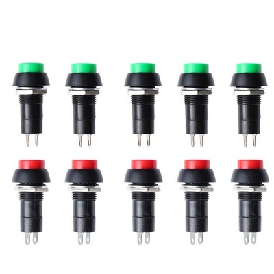 20 Pcs Druckknopfschalter Mikro-Drucktaster Tastschalter Drucktastenschalter