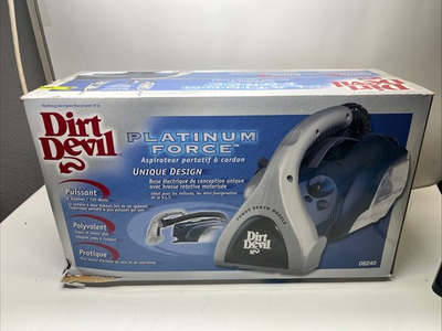 #ad Dirt Devil Platinum Force Corded Bagless Vacuum Cleaner Model 08240 Tested $29.05