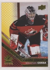 2022 Team Canada Juniors Prospectus Momentous Electric Yellow Sebastian Cossa