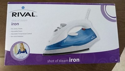 Rival Shot of Steam Wave Iron New Open Box Adjustable Steam+Temp