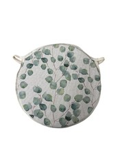 Watercolour Leaves Green 12" 14" 16" Bistro/Bar/Circular/Patio/Round Seat Pads