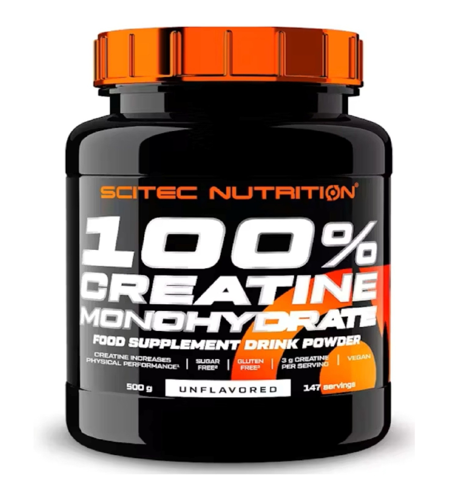 SCITEC NUTRITION 100% CREATINE MONOHYDRATE MICRONIZED 500G VEGAN UNFLAVOURED