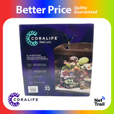 Coralife BioCube 32 Gallon Aquarium Kit Saltwater Freshwater LED Lighting
