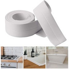 11Ft Caulk Tape Self Adhesive Waterproof Sealant Strip for Bathroom/Kitchen/Sink