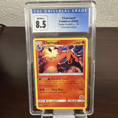 Charizard graded CGC 8.5 for sale on eBay
