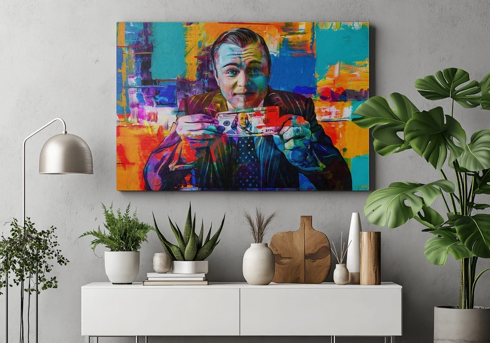Wolf of Wall Street Money Poster or Canvas - Wolf of Wall Street Wall Art - Image 4 of 4