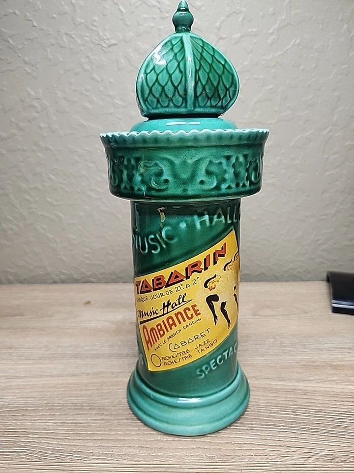 1949 CERAMIC ROYALE FRANOR кабаре музыкальный Мулен Руж MORRIS колонка бутылка - Изображение 3 из 4
