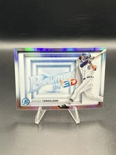 Spencer Torkelson 3D Chrome Rookie RC 2022 Bowman Card #B3D-11 Detroit Tigers
