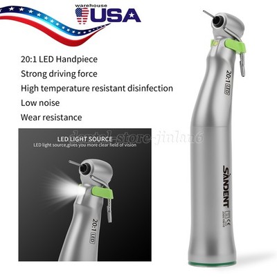 20:1 LED+ WS-75 LG with Light Dental Implant Surgical Contra Angle for GW Motor