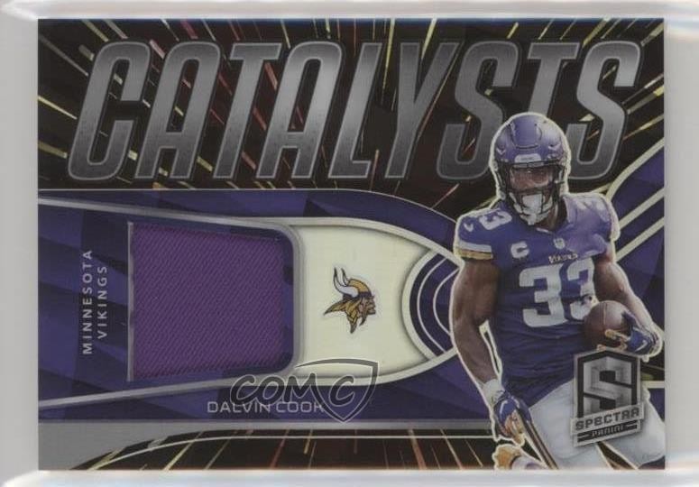 2022 Panini Spectra Catalysts Relic Hyper Prizm 24/75 Dalvin Cook #CAT-DCO
