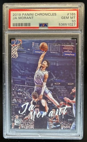 2019-20 Chronicles Ja Morant RC Rookie Luminance #165 Grizzlies PSA 10 GEM MINT