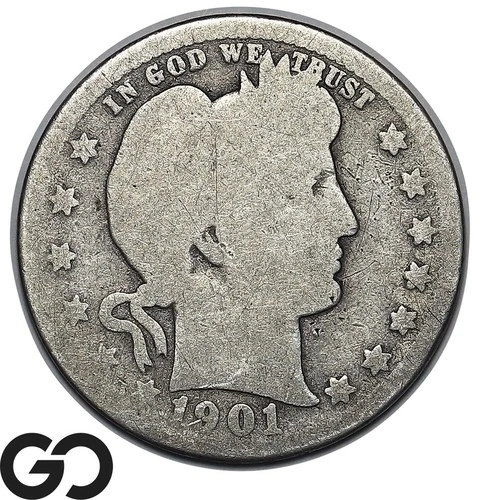 1901-O Barber Quarter, New Orleans Mint Issue