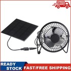 5W 4 inch Solar Exhaust Fan Mini Solar Panel Powered Fans for Office Outdoor
