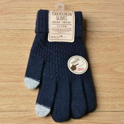 Knitted Winter Gloves Cashmere Knitted Women Autumn Warm Touch Screen Gloves - Picture 5 of 11