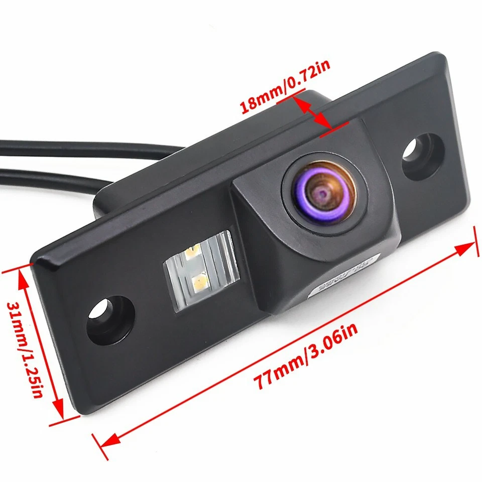 Rear View Camera For VW Volkswagen Skoda Fabia / Santana / Touareg Passat - Image 2 of 4
