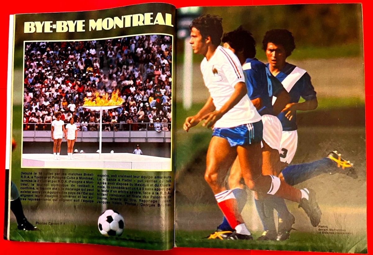 Magazine Football ONZE N°8 - Août 1976 - Platini, Six, Neeskens, Zico, Danemark