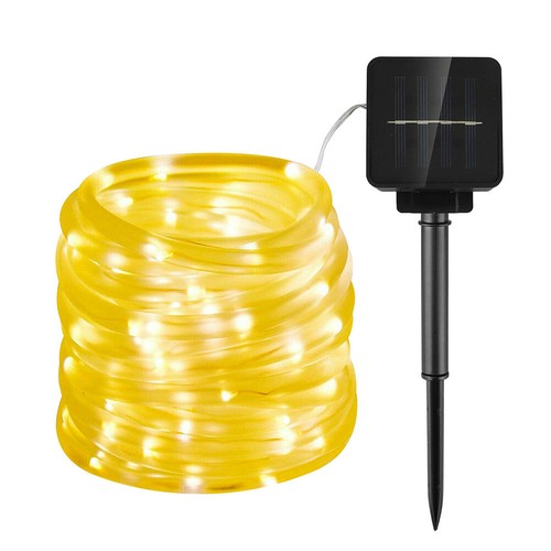 7.5-32m Solar Lichtschlauch Außen LED Streifen Lichterschlauch Lichterkette IP65 - Bild 72 von 81