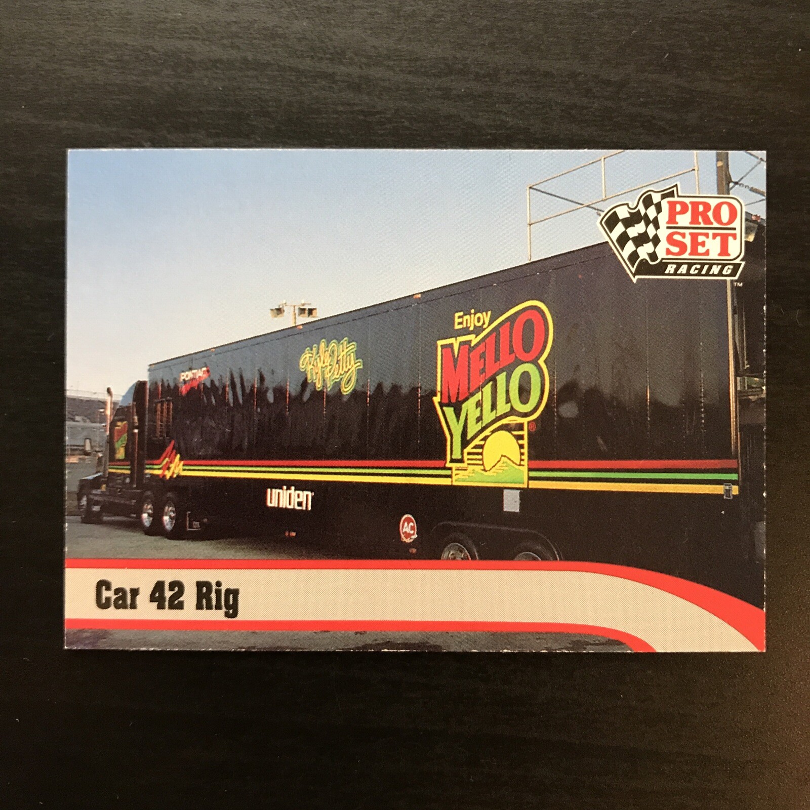 1992 Pro Set Kyle Petty's Transporter #18 Car 42 Rig MELLO YELLO