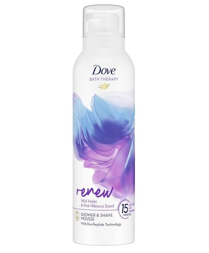 30,79€/L - 6x Dove Bath Therapy Dusch- & Rasierschaum - Renew - 200ml