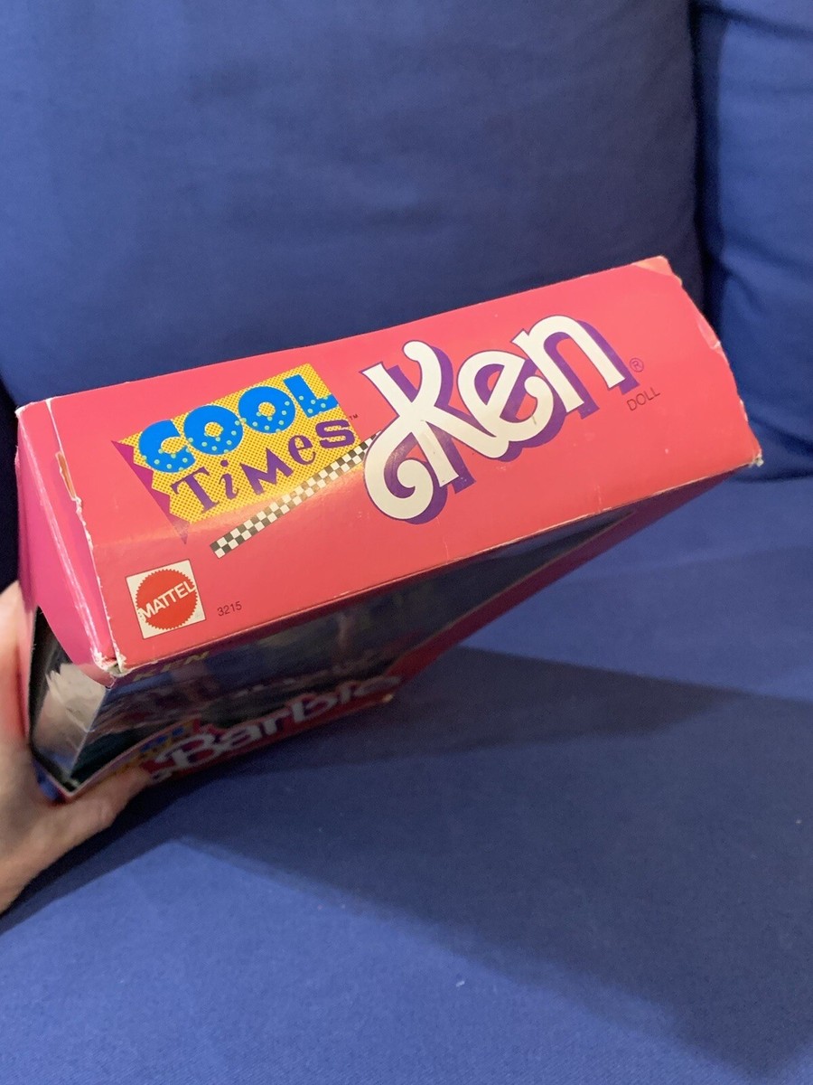 Vintage Cool Times Barbie Ken 1988 Mattel 3215 Rare Pizza & Kite