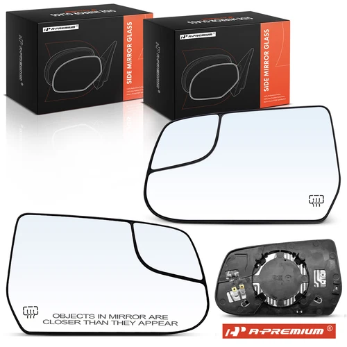 A-Premium 2x Mirror Glass Heated with Power Adjust for Chevy Equinox 10-17 GMC