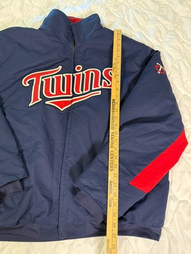 Majestic Minnesota Twins Therma Base Jacket Mens Size 2XL Includiing Knit Hat - Picture 7 of 20