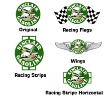 1937 Sinclair 'E' Gasoline Vinyl Decal Sticker 4 Designs Motor Oil Gas Globes