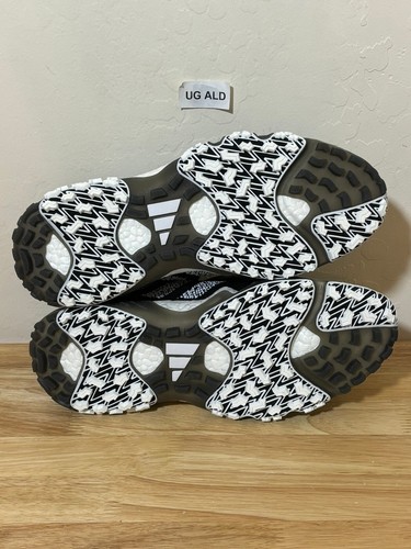 Zapatos de golf Adidas Boost CodeChaos 22 negros/blancos sin clavos talla para hombre 9 GX2618 - Imagen 7 de 8