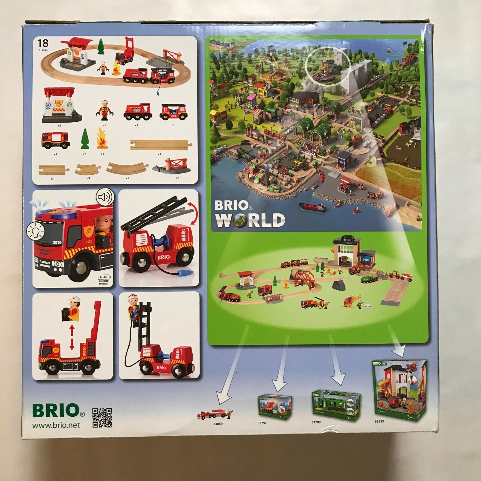 brio world firefighter set