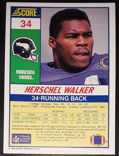 1990 Score NFL Football Trading Cards (1-265) - Pick Your Card(s) - Picture 69 of 498