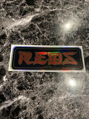 Bones Reds Skate Bearings Holographic Skateboard Sticker Decal